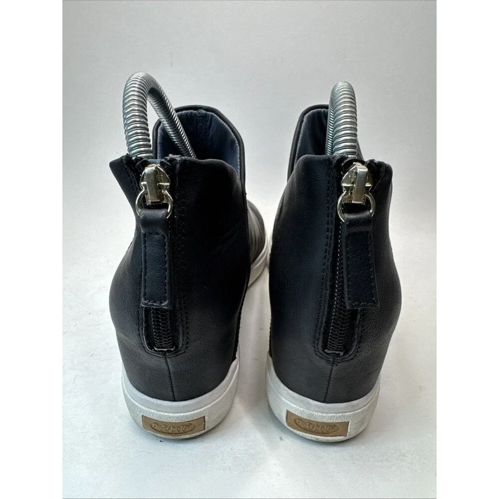 Dr. Scholls Be Free Women's Black Leather Insane Booties Size 8.